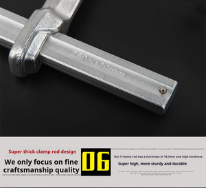 Serre-joints de menuiserie robustes F G C en acier 40CRV160-2000 de qualité industrielle à assemblage rapide - Product Image 6