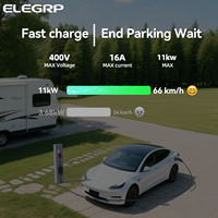 ELEGRP Norme Européenne OEM ODM Vente en Gros Chargeur de Véhicule Électrique Portable 11KW, Chargeur Rapide de Voiture Électrique Triphasé Type 2