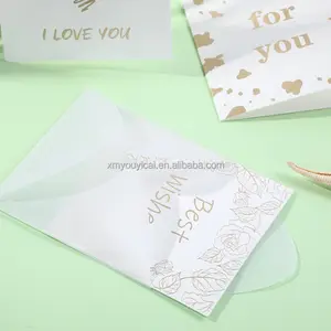 Wholesale Transparent Tracking Paper Vellum Small Paper Glassine Envelope