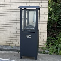 Cheminée au gaz sur pied de 160 cm
