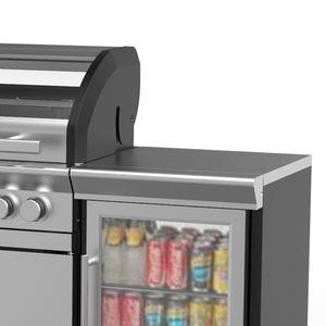 Modern Commercial Barbecue Burners Outdoor Kitchen Independent Gas BBQ Grill With Cabinet - Product Image 2