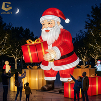 SGCL28 Große Outdoor-Weihnachtsbeleuchtung mit Weihnachtsmann-Motiv für Freizeitparks, Stadtfestivals und kommerzielle Veranstaltungen