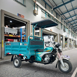 Tricycle cargo à 3 roues, modèle OEM/ODM, design ouvert, moteur <span class=keywords><strong>200cc</strong></span> refroidi par air, capacité de charge <span class=keywords><strong>2T</strong></span>, vitesse maximale 75 km/h, transport de marchandises - Product Image 1