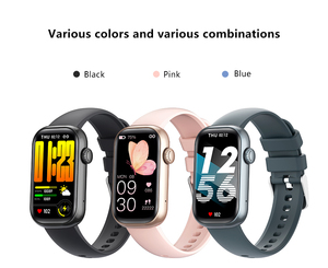 时尚健身追踪器 心率睡眠监测器 防水 ABS 外壳 硅胶表带 触摸屏 APP 户外运动手表 - Product Image 5