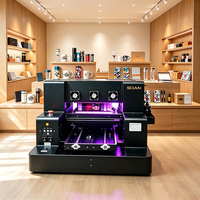 Impresora de Inyección de Tinta UV A3 de Escritorio Pequeña, Diseño Innovador para Fundas de Teléfono, Bolígrafos, Acrílico, Cuero, Madera, Vidrio, Botellas, Etiquetas