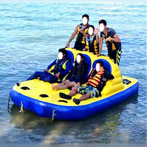 อุปกรณ์กีฬาทางน้ําชายหาดสําหรับผู้ขับขี่ 6 คนรถรัดลม / เรือรองเท้าแตะสกีแบบลากจูงได้สําหรับกีฬาทางน้ํา - Product Image 1