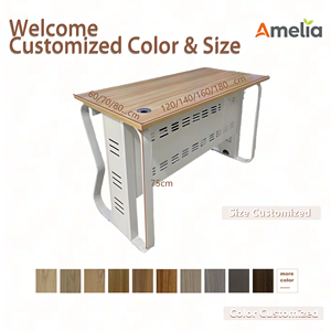 Muebles de Oficina Modulares Modernos, Mesas para Espacios Pequeños, Cómodas y Duraderas, Diseños de Mesa de Estudio de Madera, Mesas para Computadora y Estudio - Product Image 3