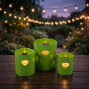 Juego de 3 Portavelas de Hierro - Product Image 3