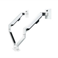 Support écran d'ordinateur d'origine 13-32 pouces, entièrement réglable, pour moniteur Vesa blanc, bras pour ordinateur portable