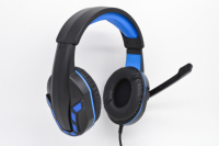 Casque de jeu stéréo flexible, casque de jeu compétitif avec microphone, prise casque 3,5 mm, casque filaire supra-auriculaire