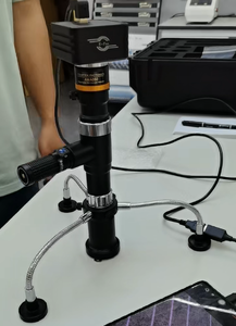 Petit microscope métallographique portable utilisé pour l'observation de la structure métallographique des pièces de quincaillerie - Product Image 2