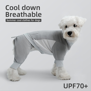 Combinaison pour chien UPF70+ Cool Dog, respirante en maille, protection solaire pour animaux de compagnie, sur mesure avec poche <span class=keywords><strong>anti</strong></span>-moustiques, vêtements d'été pour chien - Product Image 1