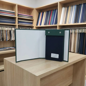 Muestrario <span class=keywords><strong>de</strong></span> Telas Personalizado al por Mayor, <span class=keywords><strong>Libro</strong></span> <span class=keywords><strong>de</strong></span> Muestras Textiles en Stock con Logotipo en Lámina Dorada para Trajes <span class=keywords><strong>de</strong></span> Lana y Seda <span class=keywords><strong>de</strong></span> Lujo, Textiles <span class=keywords><strong>de</strong></span> Alta Gama - Product Image 1
