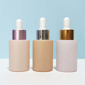 New Arrival Transparent 30ml 50ml Flat Shoulder Hair Oil <b>Container</b> Perfume Oil Packaging Dropper <b>Glass</b> Bottles With Pipette - Product Image 4