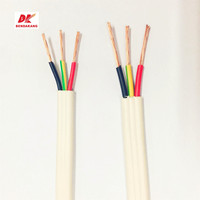Cables Planos Dobles con Conexión a Tierra, Fabricantes de Cables Planos de 3 Núcleos, Cable Plano Paralelo/Cable Plano/Fio FFC, Cable Plano Flexible, Cable SAA