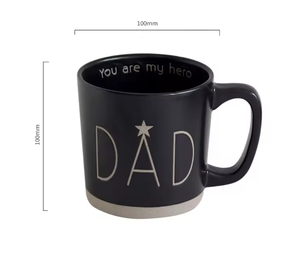 Tazza in Ceramica per la Festa del Papà - 'Ti Chiamo Eroe' - Tazza da Caffè per Decorazione Casa, Ideale per Tè e Latte - Product Image 6
