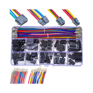 Yoeruyo สายรัดสายไฟ22 AWG Pre-crimped Molex <span class=keywords><strong>3</strong></span>.0mm แถวคู่2X1/<span class=keywords><strong>2</strong></span>/<span class=keywords><strong>3</strong></span>/4/5/6-PIN ตัวเครื่องทองแดง (MX3.0คู่) - Product Image 1