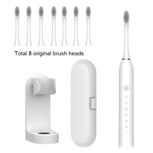 Brosse à dents électrique ultrasonique rechargeable haut de gamme à poils souples, idéale pour les voyages, étanche IPX1, autonomie de 30 jours, vente en gros, design tendance - Product Image 4