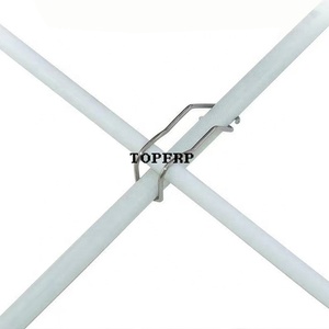 Fiberglass <b>Rod</b> Fixed Vegetable Shed Bracket Cross Buckle Steel Wire Buckle - Product Image 2
