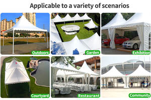 FEAMONT-Tienda de campaña pagoda transparente 4x4, paredes de PVC <span class=keywords><strong>para</strong></span> exterior, cafetería, restaurante, terraza y decoración de fiesta en la piscina de lujo - Product Image 6