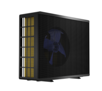 Pompe à chaleur air-eau monobloc sans réservoir Power World H8 COP 5.39 R290, chauffage et refroidissement, Full DC Inverter, pour usage extérieur hôtelier et domestique