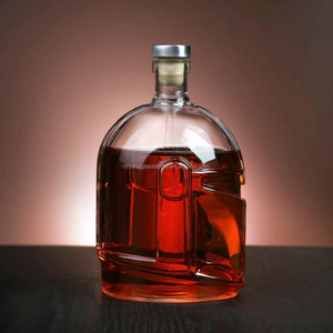Hiệp sĩ mặt nạ Shaped Glass rượu bao bì chai với nút chai cap tùy chỉnh Glass Rum Tequila Brandy Gin Whisky chai - Product Image 5