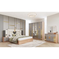 Ensembles de Chambre Complètes de Luxe Turcs – Vente en Gros, Prix Abordables pour Hôtels – Chambre Double Moderne avec Cadre en Bois, Lit King Size – Mobilier de Chambre à Coucher pour la Maison
