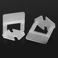 Système de nivellement de carreaux : clips et cales réutilisables, cales de nivellement jetables pour l'installation de carreaux muraux et de sol