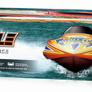 Bateau télécommandé sans balais SJY-TX822 2.4G, jouet d'été pour jeux aquatiques, bateau turbojet haute vitesse 40-50km/h pour enfant - Product Image 6