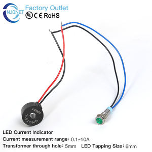 नेतृत्व वर्तमान सूचक शक्ति सूचक अलार्म लाइट एसी वर्तमान पहचान चेतावनी निगरानी सिग्नल प्रकाश वर्तमान ट्रांसफार्मर 50a - Product Image 2