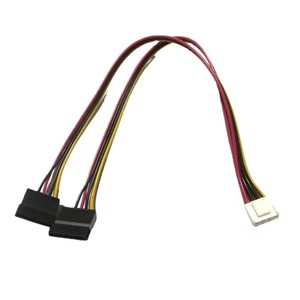 Câble d'alimentation SATA 4 broches VH3.96 vers 1 ou 2 ports pour Hikvision <span class=keywords><strong>DAHUA</strong></span> Mini VCR, caméra IP, <span class=keywords><strong>enregistreur</strong></span> vidéo CCTV, alimentation disque dur 25CM - Product Image 1