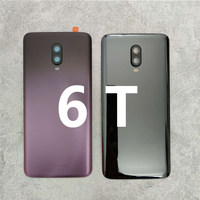 10 coques arrière pour batterie de remplacement pour One Plus 6t 7t 8 8t Pro, boîtier arrière en verre, haute qualité, prix d'usine