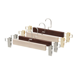 Double Clip Stainless Steel Pant Hanger With Non Slip Silicone Traceless Wardrobe Use - Product Image 2