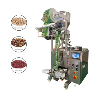 Automatic Weigh Triangle Bag Coffee Chocolate Candy Pillow Bag Sugar Beans Small Filling Granule Gusseted Bag Packing Machine