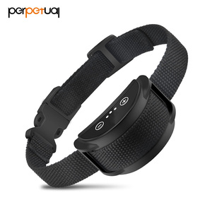 Collar de Control de Ladridos para Perros, Perpetual, Humano, Sin Descargas, de Nailon, Recargable, con Vibración, Multifunción - Product Image 1