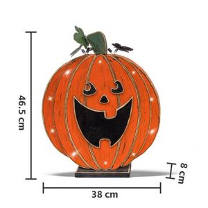 Nueva Calabaza de Madera Grande para Halloween, Decoración para Fiestas en Interiores y Exteriores, Precio de Fábrica, Decoraciones para Fiestas de Halloween - Product Image 4