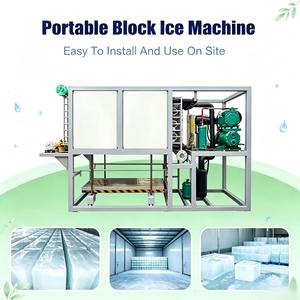 Máquinas industriales multifuncionales a motor para la venta al por mayor, máquina automática para hacer hielo en tubos de 30 toneladas - Product Image 2
