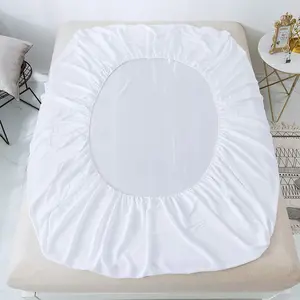 침대 스커트 유형 침대보 단일 조각 방진 보호 커버 1.8M 미끄럼 방지 침대 시트 2021 새로운 스타일 씻어 면 PVC 가방 60
