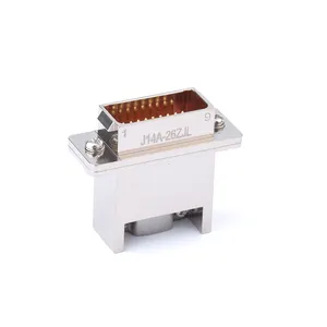 J14A 26ZJL Factory Cheap Price Series Miniature Rectangular Male Plug Electrical Connector Solder Type With Clamp Quick