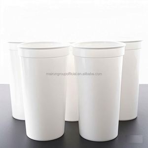 Custom Logo Promo Items Smooth <b>12oz</b> Plastic Stadium <b>Cups</b> for Advertising - Product Image 5