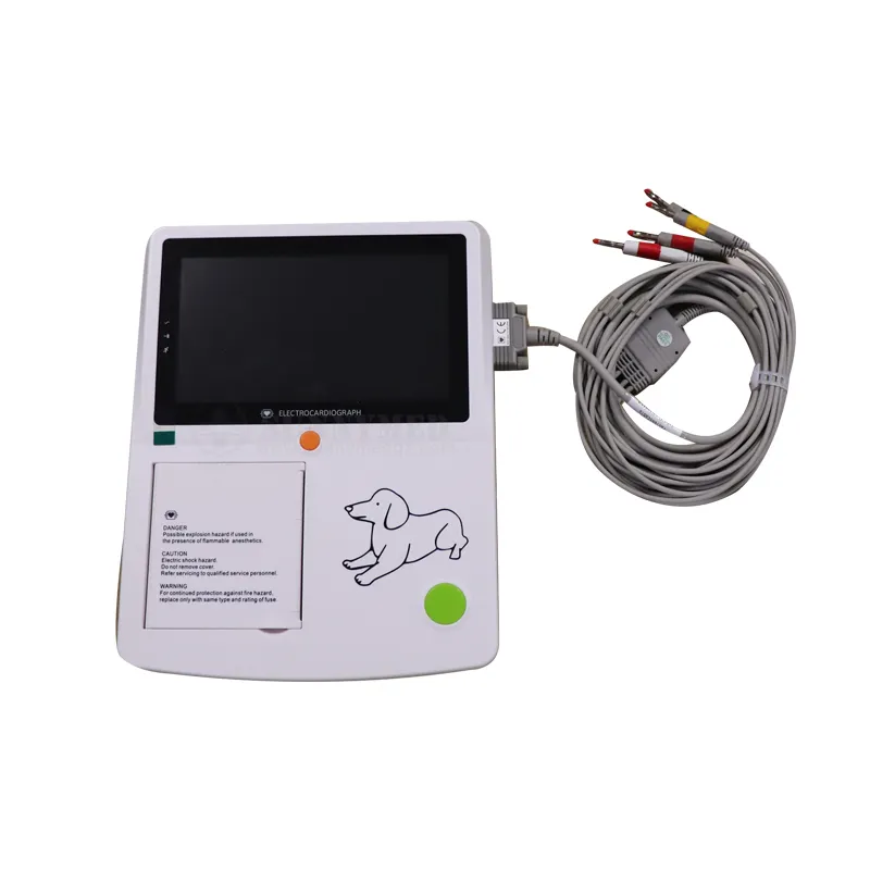 Elettrocardiografo cardiaco portatile SY-W002 3 6 a 12 canali macchina per uso ospedaliero