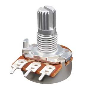 WH148 Lineares Potentiometer 3-polige 15-mm-Wellenmuttern Unter leg scheibe SOUND WELL B1K B2K B5K B10K B20K B25K B50K B100K B250K WH138 Potentiometer - Product Image 2