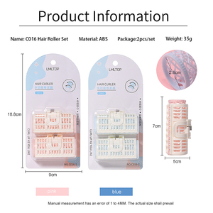 LMLTOP 2 uds rodillo <span class=keywords><strong>de</strong></span> pelo <span class=keywords><strong>de</strong></span> plástico sin calor con juego <span class=keywords><strong>de</strong></span> Clip C016 logotipo personalizado Diy estilo <span class=keywords><strong>de</strong></span> pelo ondulado sobre juego <span class=keywords><strong>de</strong></span> rizador <span class=keywords><strong>de</strong></span> <span class=keywords><strong>noche</strong></span> - Product Image 4