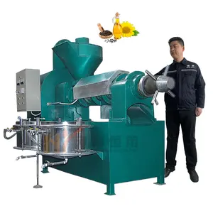 Commercial Oil Press Machine with Intelligent Control System/Maquina de prensa de aceite