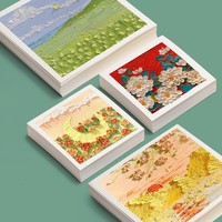 Papier spécial pour peinture à l'huile de haute qualité, diverses spécifications, papier carré pour peinture à l'huile, papier A4 250g, A5 épaissi