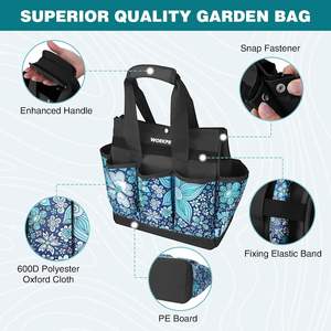 Muestra Gratuita de Bolsa para Herramientas de Jardinería, Almacenamiento para Jardinería para Hombres y Mujeres, Bolsa para Kit de Herramientas con Cesta Hecha a Mano - Product Image 2