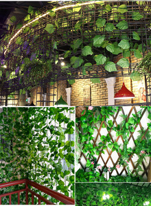 Vente en gros de plantes grimpantes artificielles vertes, reptiles <span class=keywords><strong>grimpant</strong></span> au plafond, plantes décoratives pour la vigne et l'argent, pour l'intérieur - Product Image 4