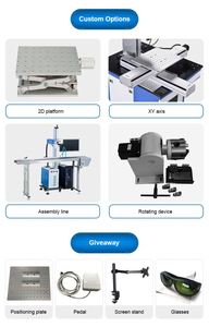 LANSU Water-Cooled UV 3W-25W 3D Engraver Laser Marking Machine PLT Support 150x150mm Area for Glass <b>Plastic</b> Crystal Wood - Product Image 2