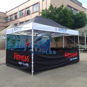 Abri instantané 10x15 pieds, tissu Oxford imperméable 420D avec impression personnalisée pour la promotion en extérieur - Product Image 3