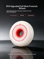 Roues de frein pour patins à roulettes Luoshen PU - Résistantes à l'usure pour le patinage urbain pour adultes et enfants